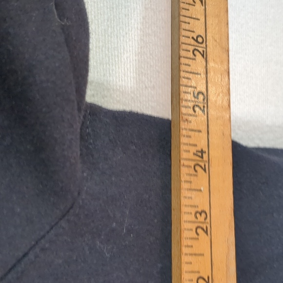 DKNY Men's Mid Length Stadium Wool Blend Coat In Navy Blue Size XL - Picture 16 of 16